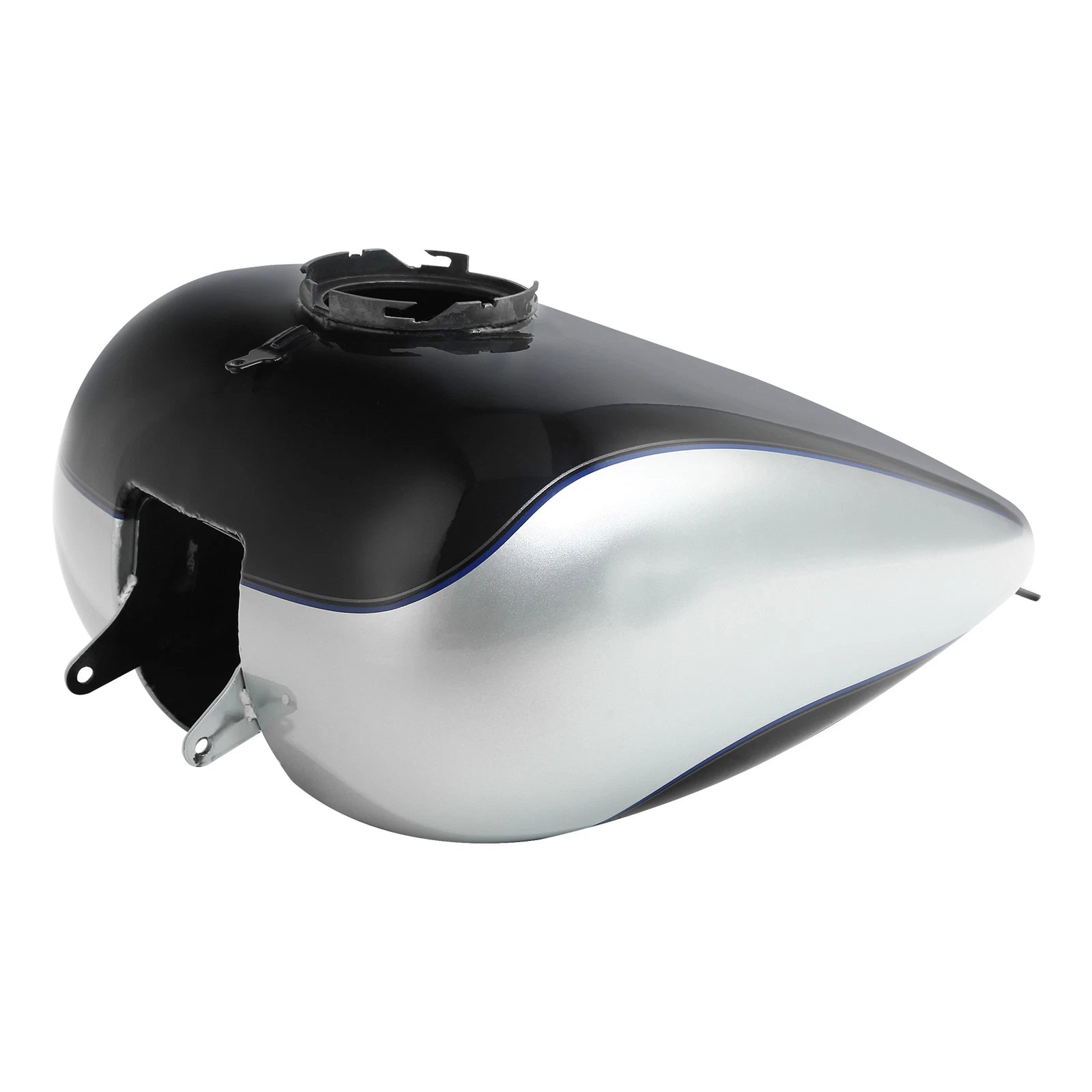 Fuel Gas Tank for Harley Electra Glide (2008–2023) Midnight Blue/Barracuda Silver