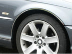 4p Luxury FX Chrome Stainless Fender Trim w/Adhesive for 2001-2005 BMW 3 Series