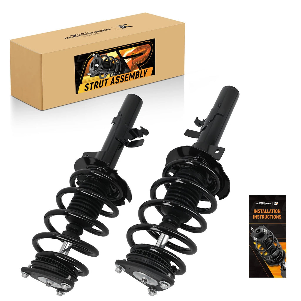 Pair Front Complete Struts w/ Coil Spring for Ford Transit Connect (2014–2023)