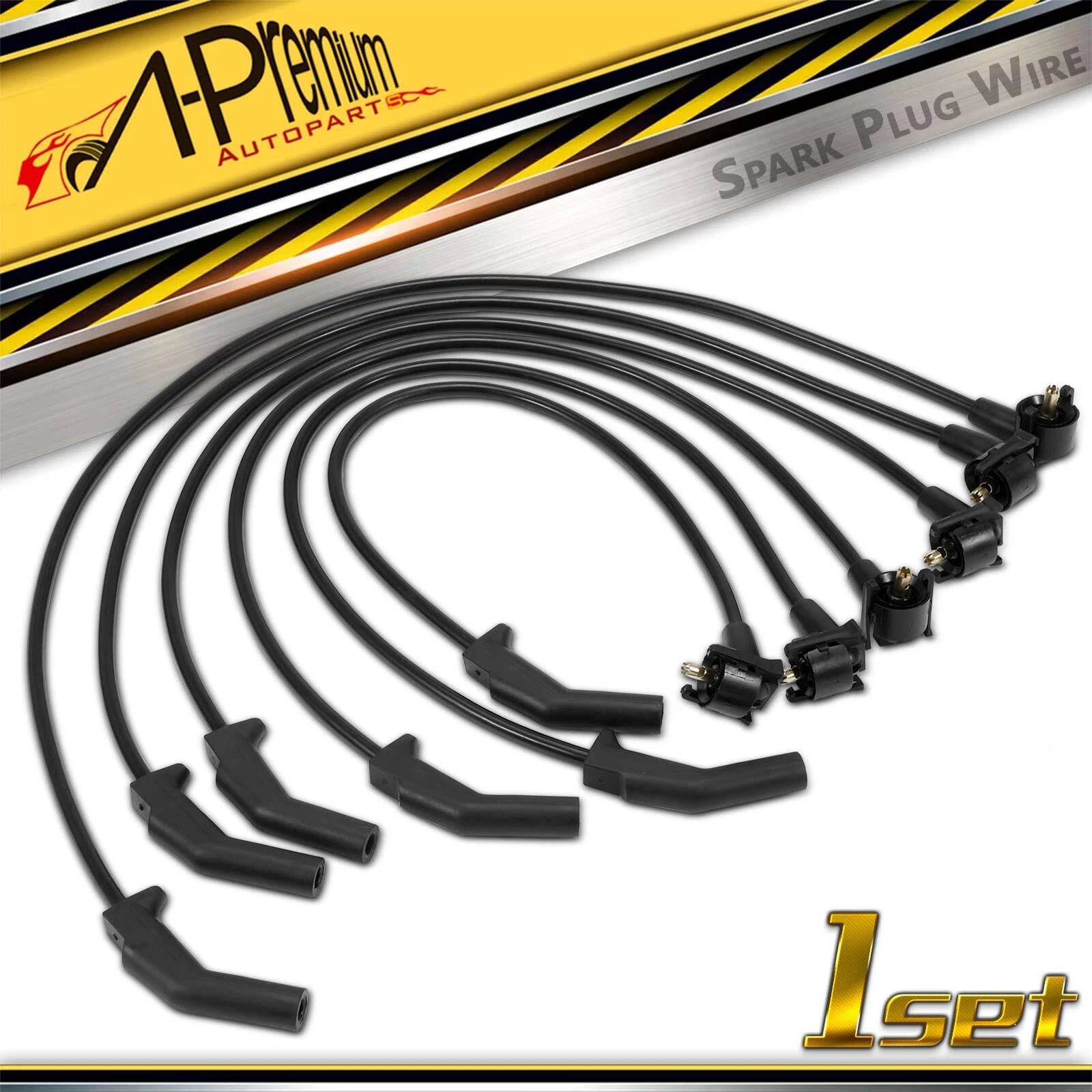 6x Spark Plug Wire Sets for Ford Thunderbird Mercury Cougar (1989–1995)