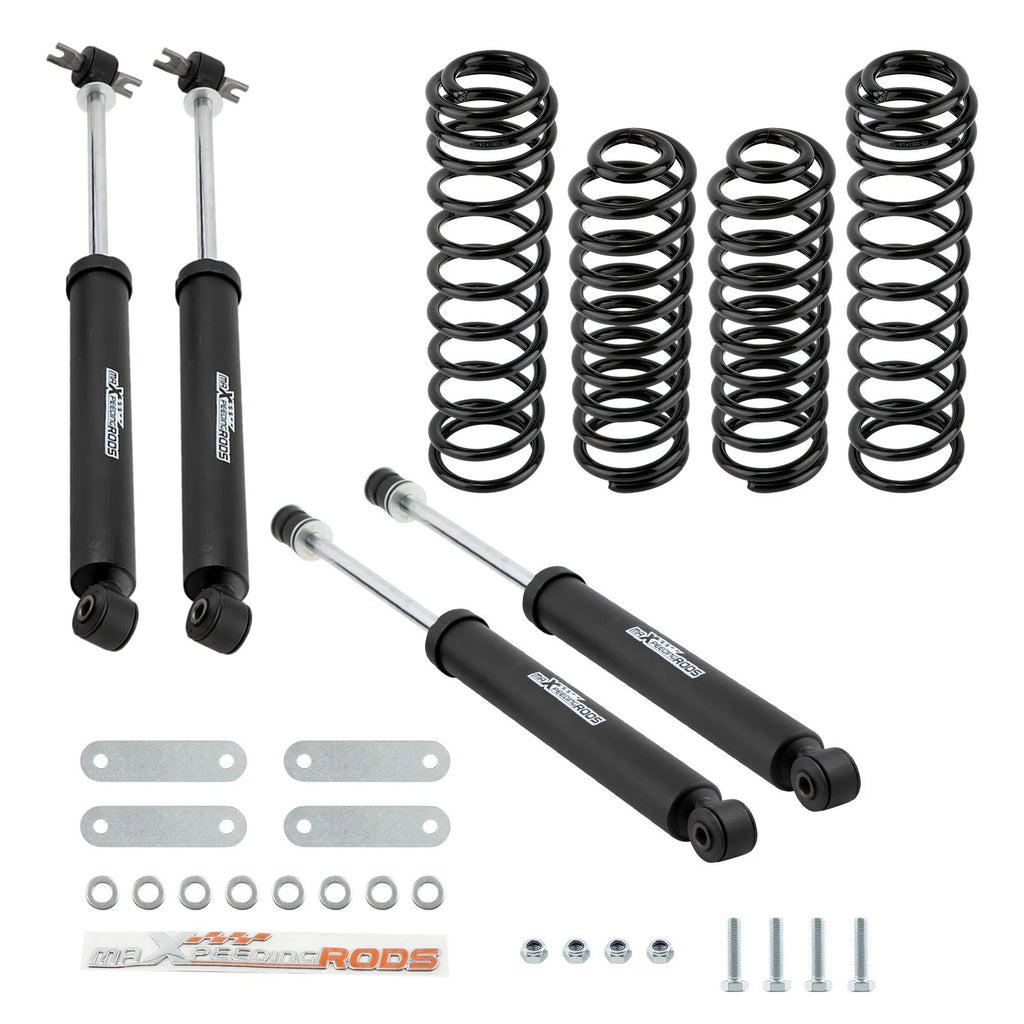 2.5" Lift Kit with Shock Absorbers for Jeep Wrangler JK Unlimited (2007–2018)