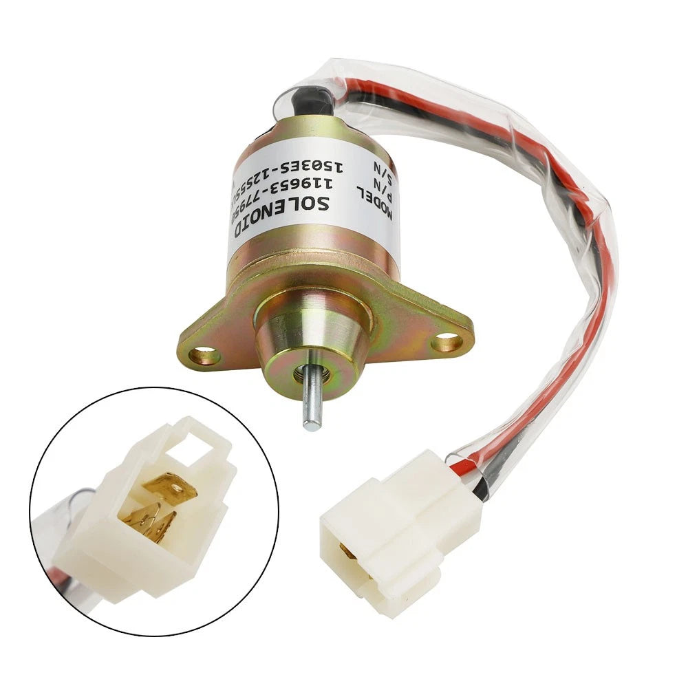 Fuel Shut Off Solenoid Valve for Yanmar (119653-77950, 1503ES-12S5SUC5S)