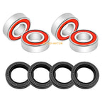Front Wheel Hub Bearings Seals for Honda FourTrax TRX200 TRX200D (1990–1997)