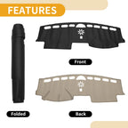 Dashboard Cover for Mercedes C-Class W203 (2001–2007) Black Anti-Slip