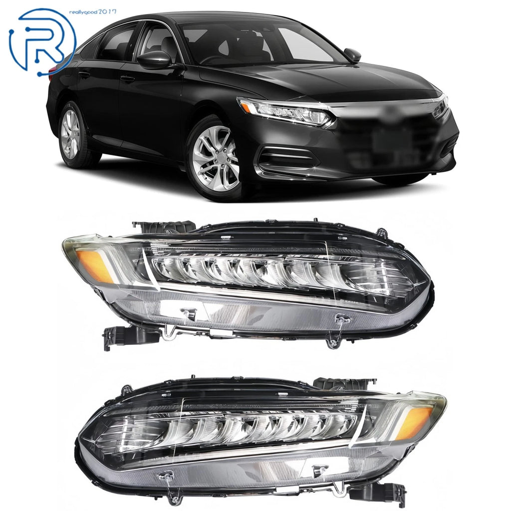 Full LED Headlights for Honda Accord (2018–2021) Right & Left Side Assembly