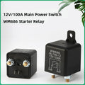12V 100A Battery Isolation Relay 4-Pin for Automotive Marine