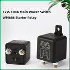 12V 100A Battery Isolation Relay 4-Pin for Automotive Marine