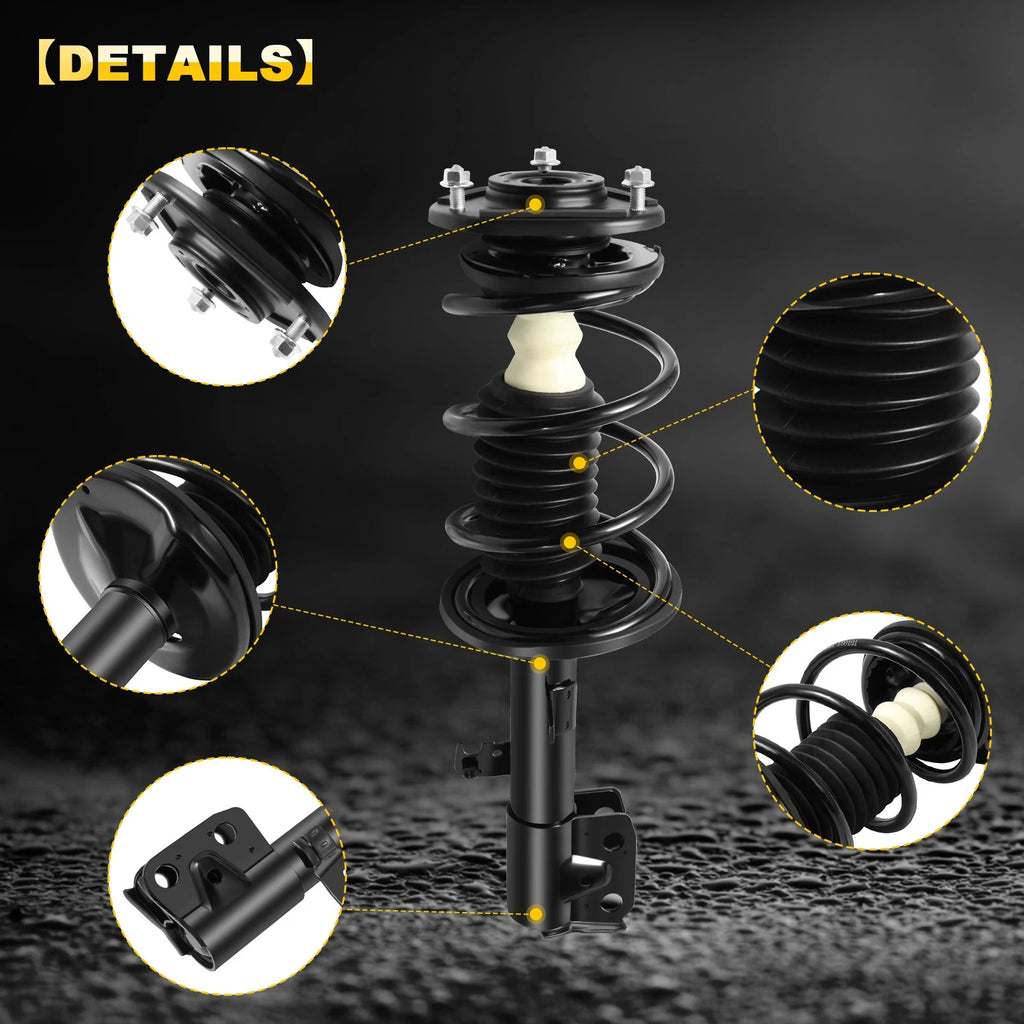 Set of 2 Front Complete Struts for Toyota Corolla (2009–2013)