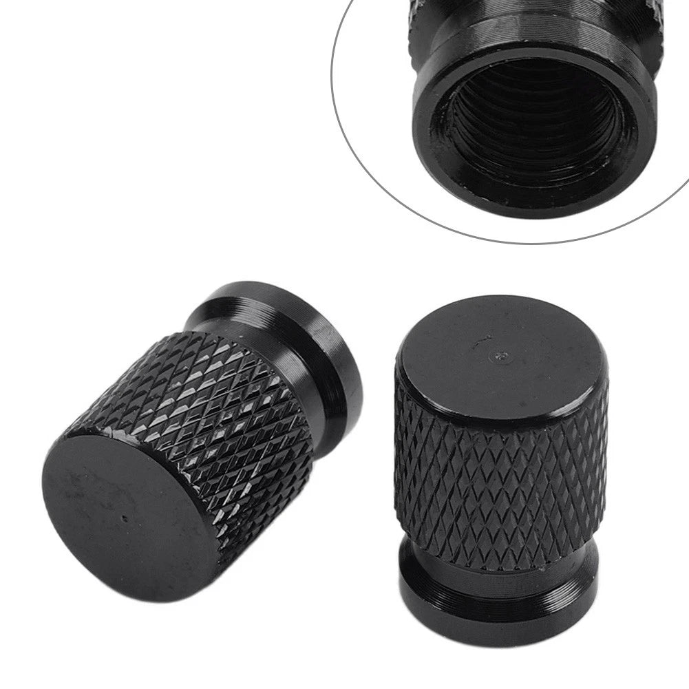 Set of 4 Tire Valve Caps for Car Motor Rim Vent (Universal)