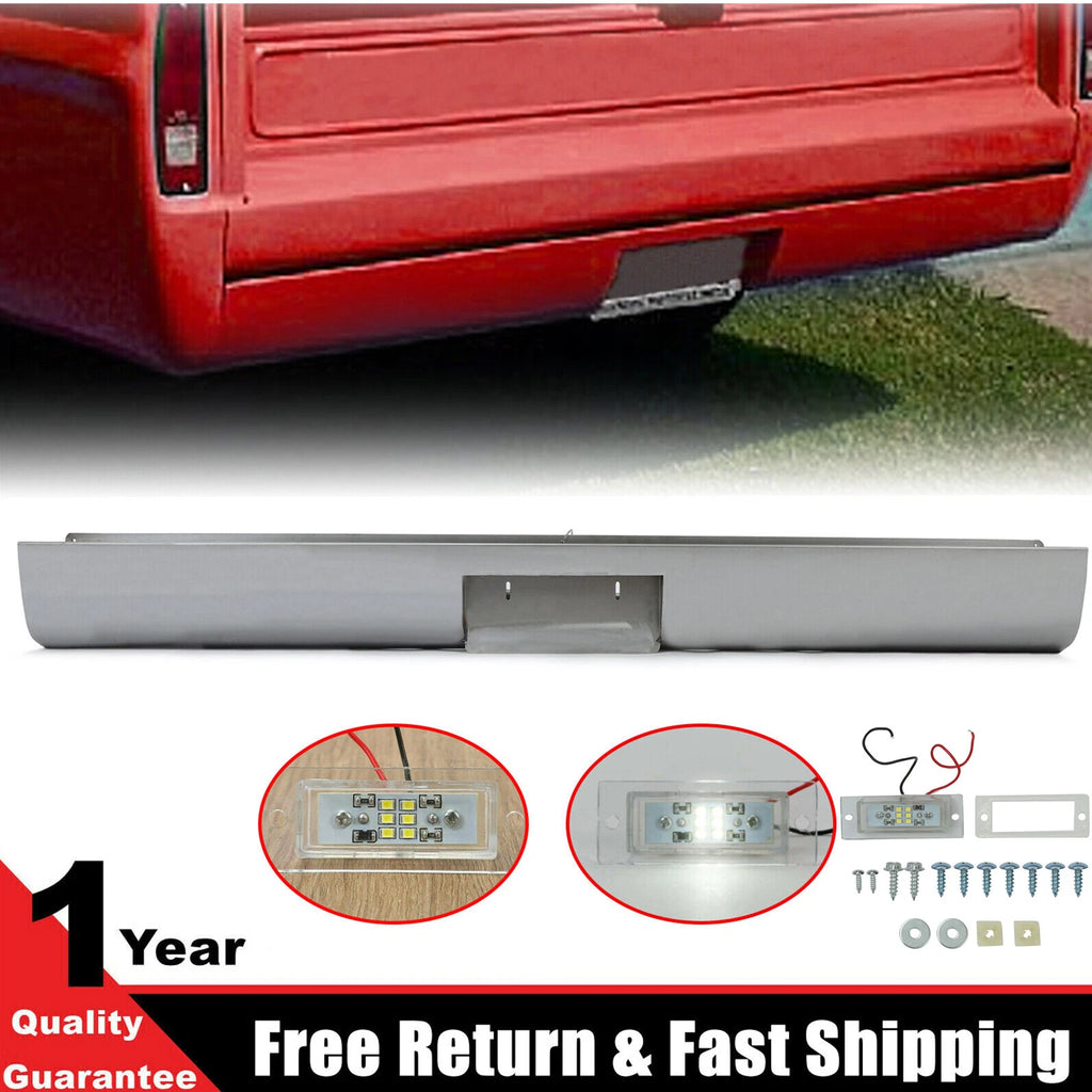 Rear Roll Pan with Plate Box & Light for Ford F100 Fleetside (1967–1972)