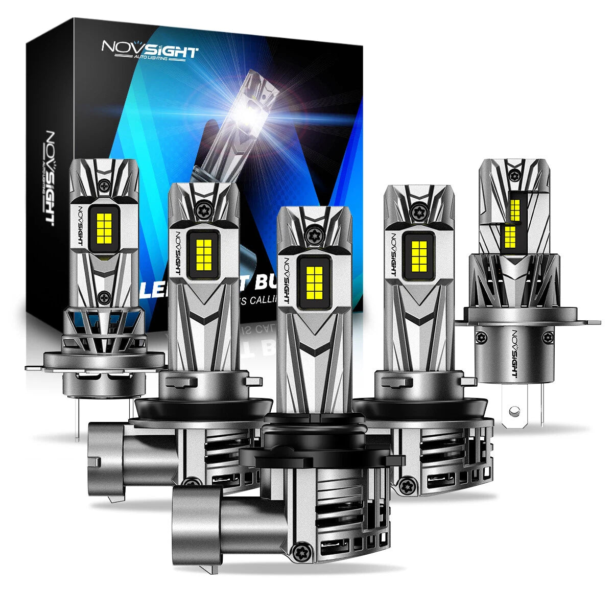 NOVSIGHT LED Headlight Bulbs Kit for - 70W 6500K