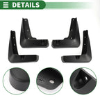 Set of 2 Mud Flap Splash Guards for Lexus ES350 (2013–2018)