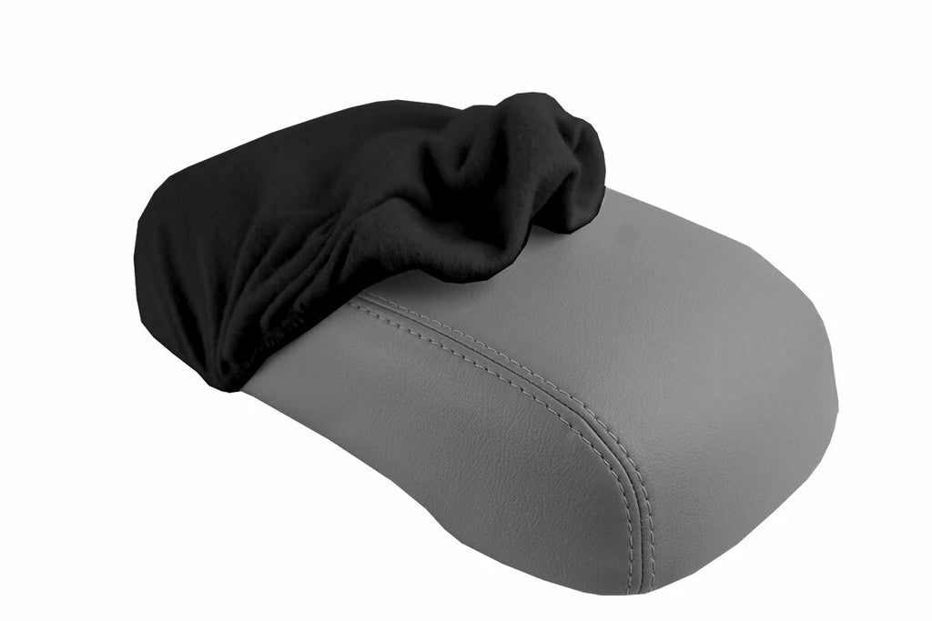 Fleece Console Lid Armrest Cover for Hummer H3 (2005–2010) Black