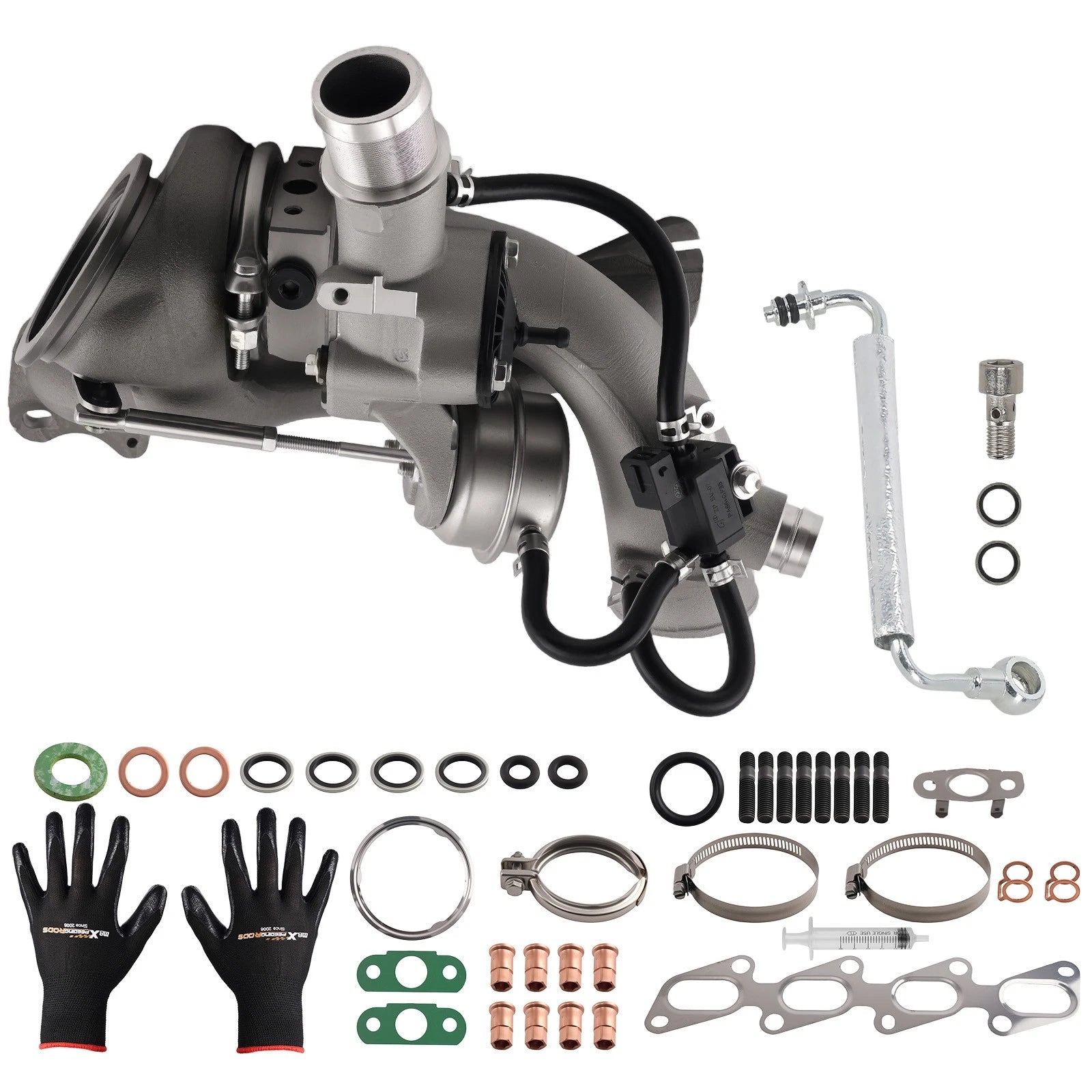 Turbocharger Oil Feed Line Kit for Chevy Cruze Sonic Trax 1.4L (2011–2019) 55565353