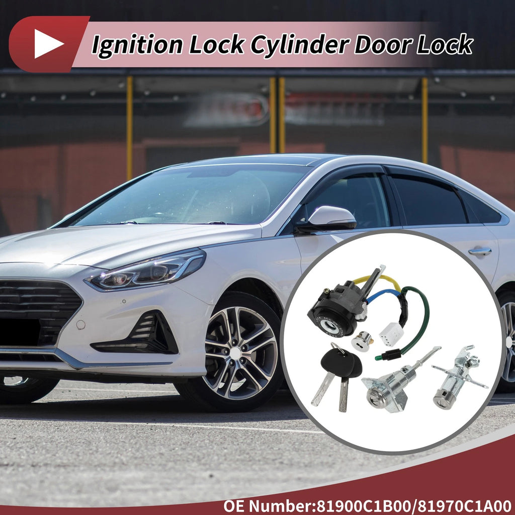 Ignition Lock Cylinder for Hyundai Sonata (2015–2017) No. 81900C1B00/81970C1A00