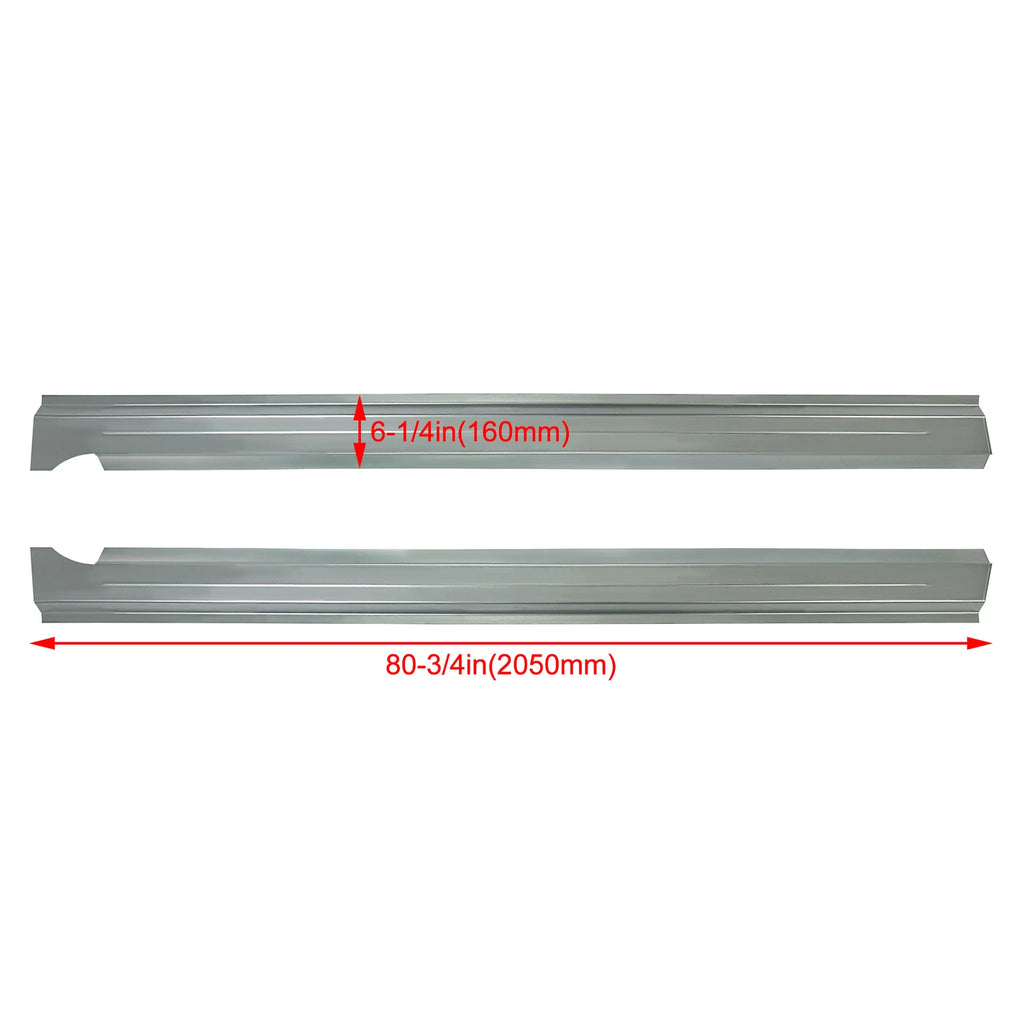 Slip-on Rocker Panels for Dodge Ram 1500 2500 3500 (2009–2018)