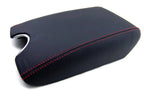 Center Console Armrest Cover for Infiniti G37 (2010–2014) Red Stitch
