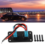 2X Toggle Rocker Switch Panel for Car Boat RV (Metal & Plastic)