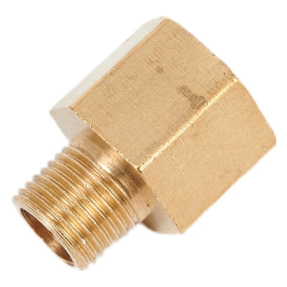 Brass Pipe Fitting 1/8" BSPT Male to 1/4" Female NPT Adapter Connector