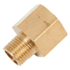 Brass Pipe Fitting 1/8" BSPT Male to 1/4" Female NPT Adapter Connector