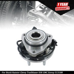 Front Wheel Bearing and Hub for Chevy Trailblazer, GMC Envoy XL (2002–2009)