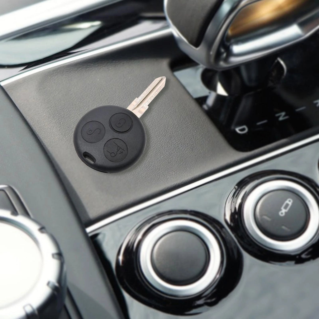 Key Shell Case for Mercedes-Benz Smart Fortwo 3 Button (2007–2014)