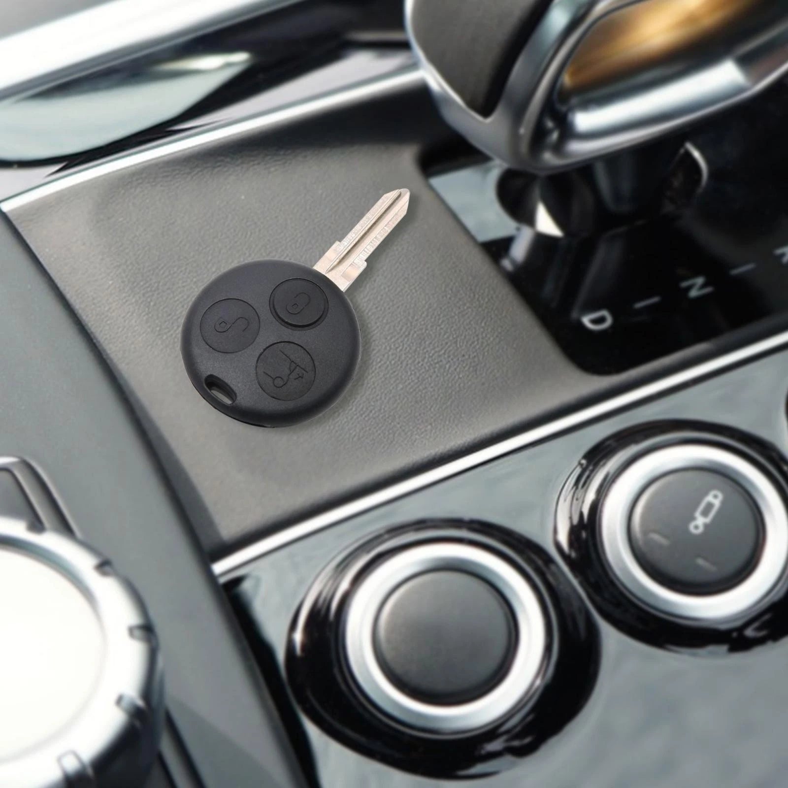 Key Shell Case for Mercedes-Benz Smart Fortwo 3 Button (2007–2014)