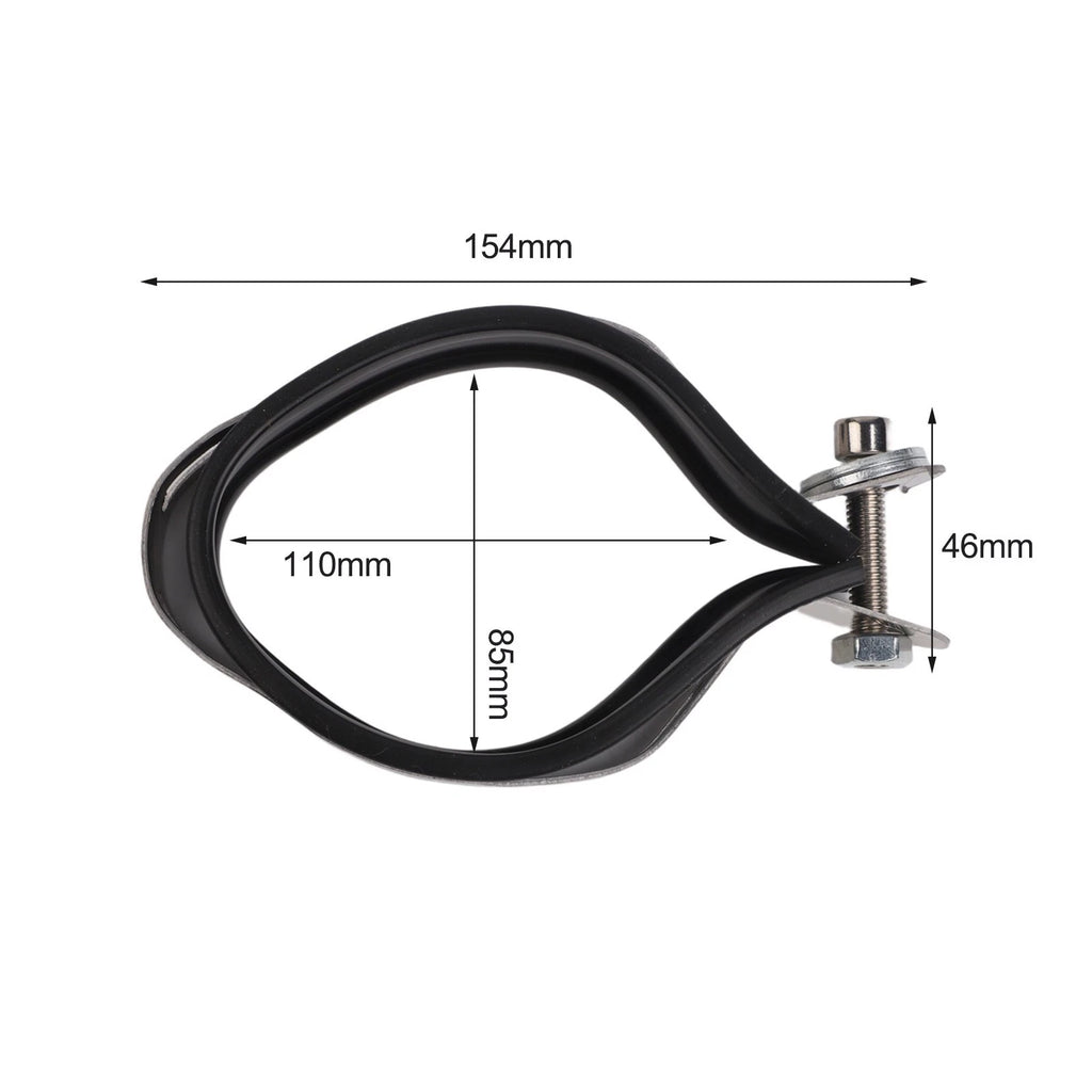Stainless Steel Exhaust Muffler Clamp for Motorcycle (Compatible)