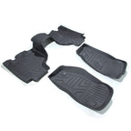 Set of 3 TPE Rubber All Weather Floor Mats for Jeep Liberty (2008–2012)