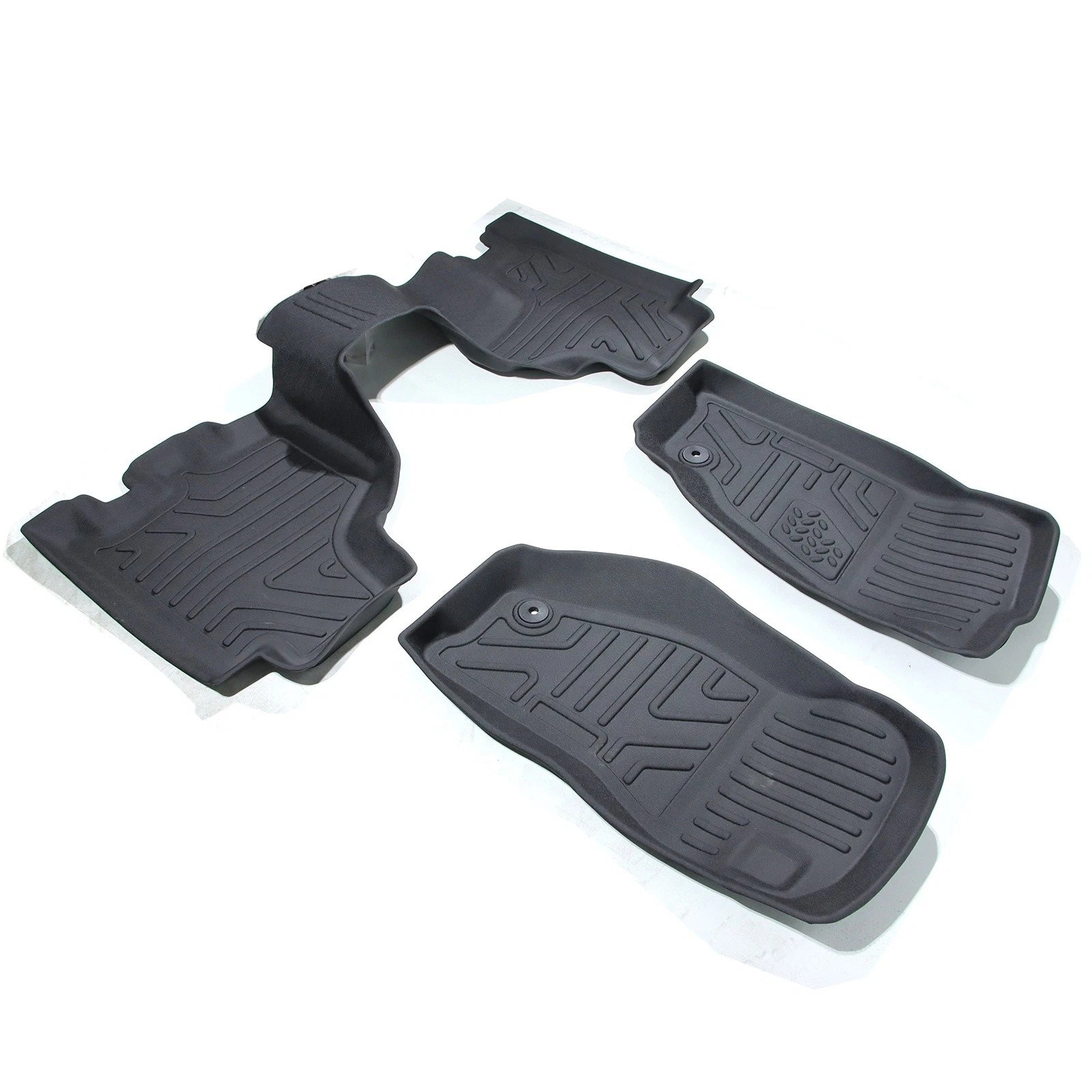 Set of 3 TPE Rubber All Weather Floor Mats for Jeep Liberty (2008–2012)