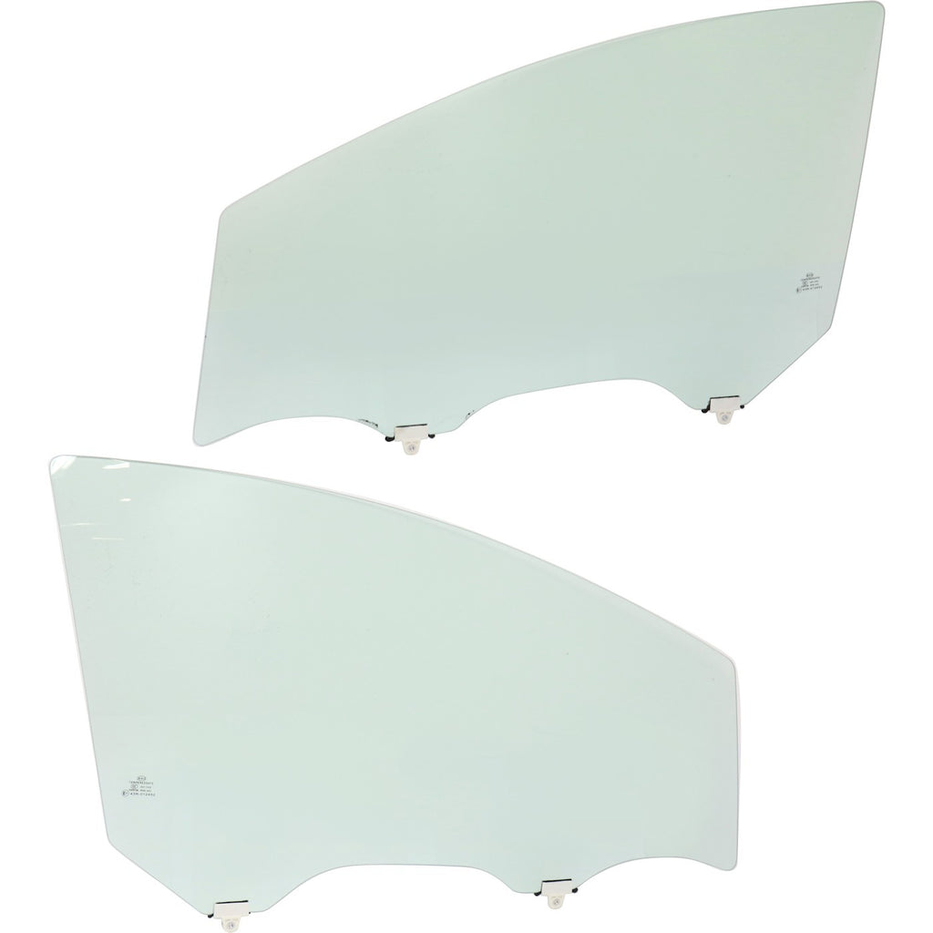Set of 2 Front Door Glasses for Nissan