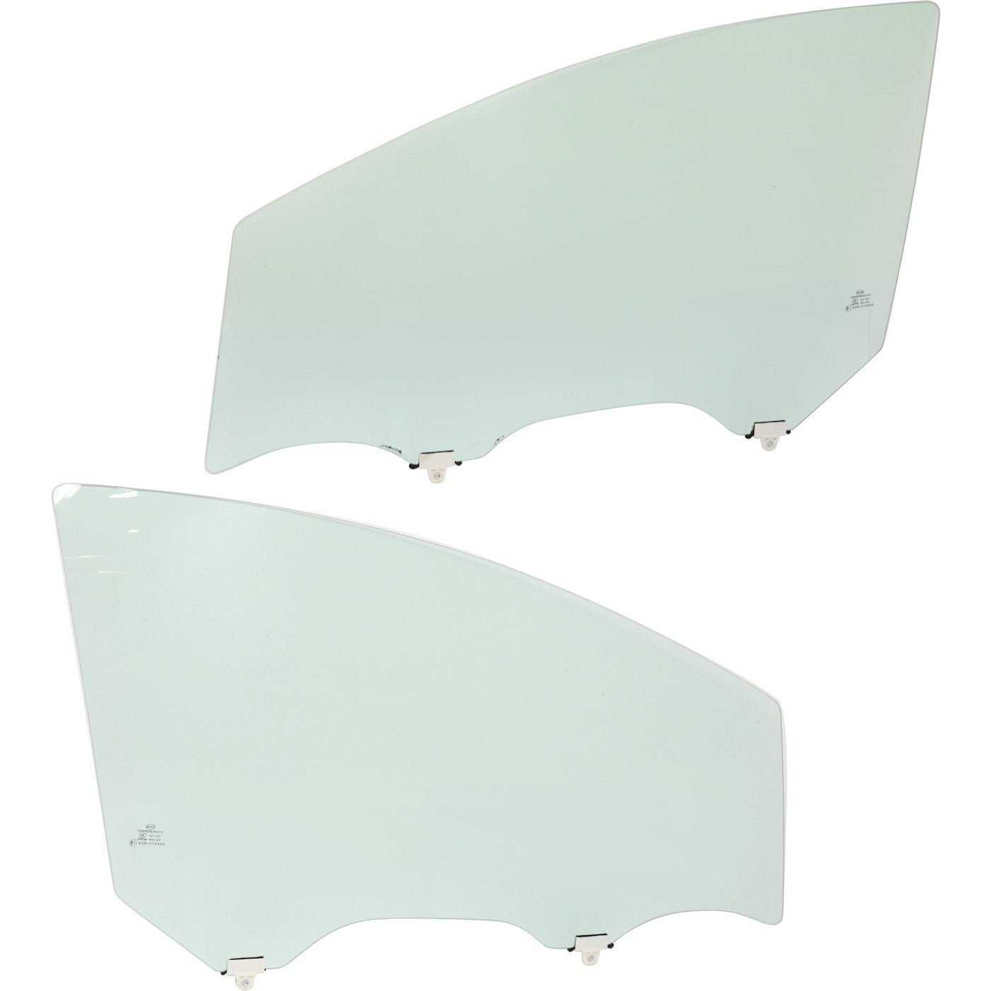 Set of 2 Front Door Glasses for Nissan