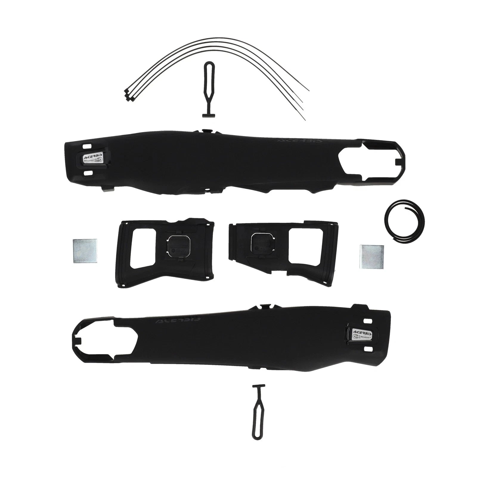 Acerbis Teketmagnet Swing Arm Guard for Offroad Motorcycles (Black)
