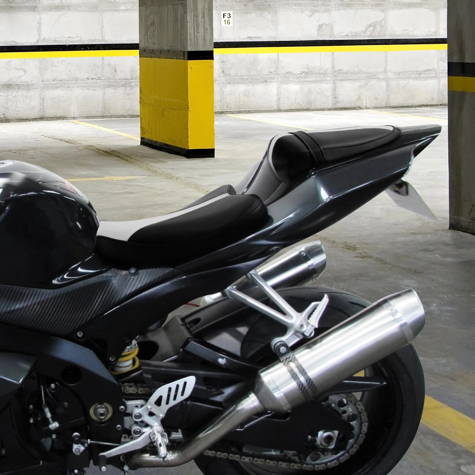 Rider Driver & Passenger Seats for Suzuki GSXR1000 (2007–2008)