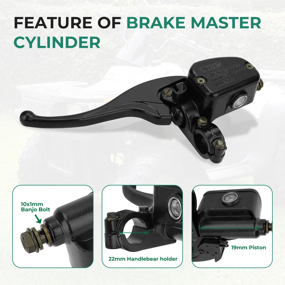 Front Brake Master Cylinder 2010238 for Polaris Trail Boss 325 330 (2002–2013)