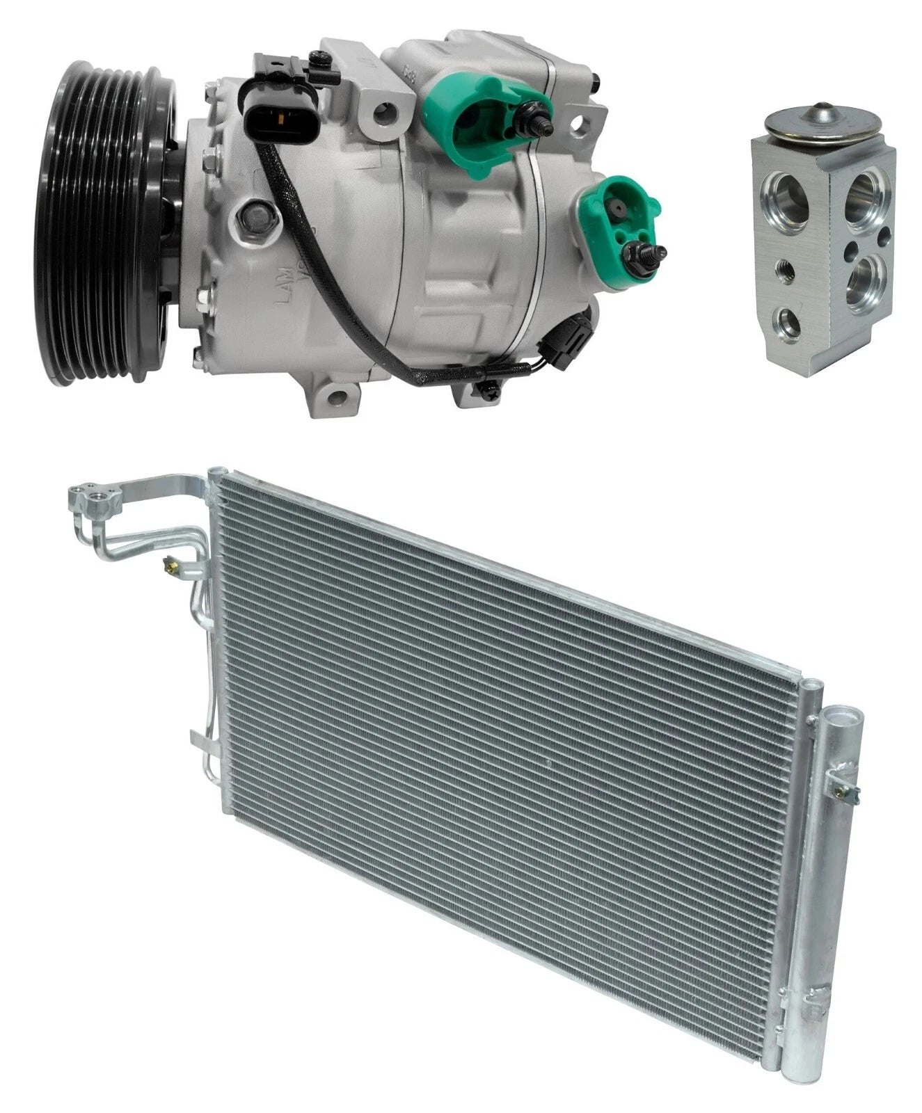 AC Compressor Kit With Condenser for Hyundai Genesis 3.8L (2011–2016)