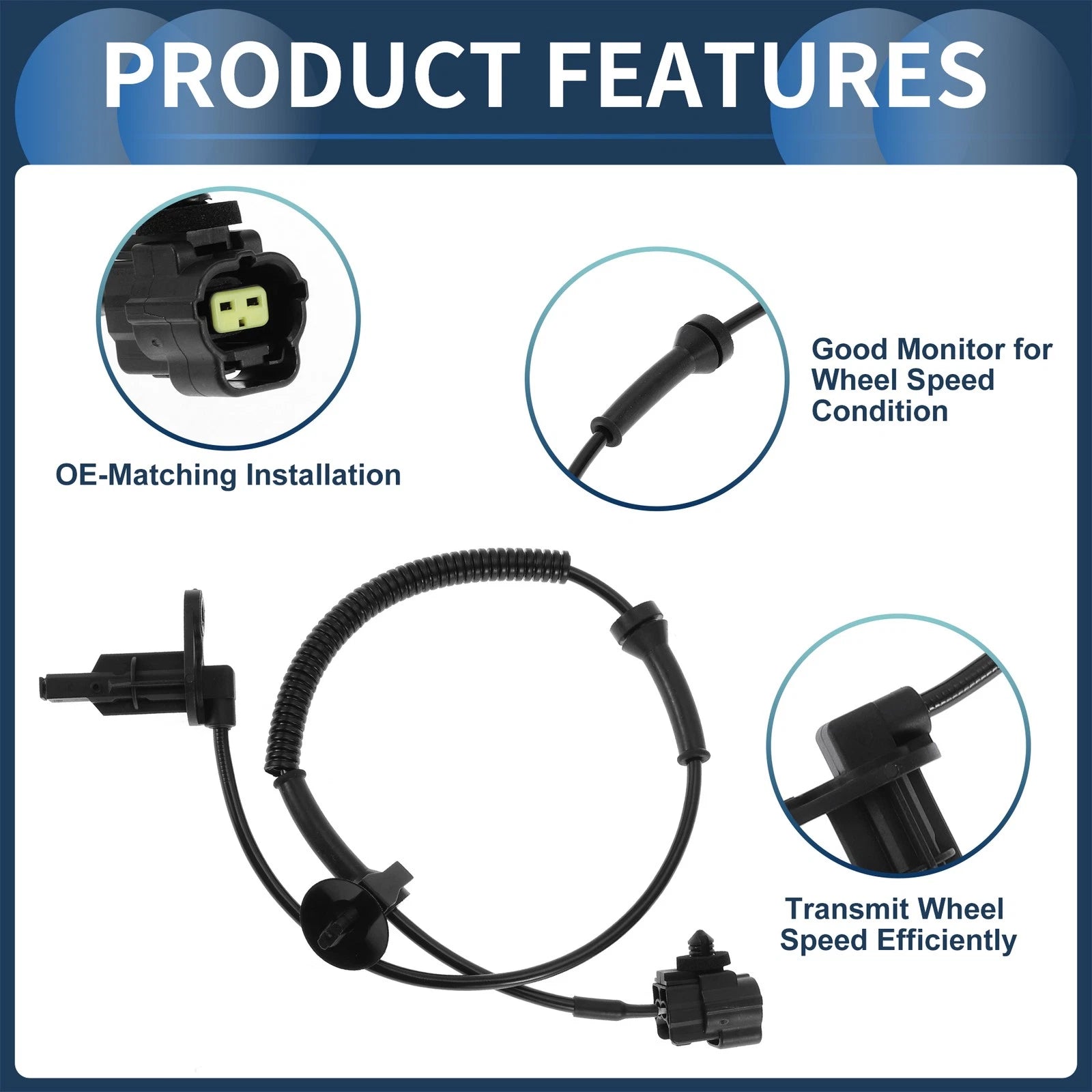 ABS Wheel Speed Sensor No. 9013122 for Chevrolet Sail (2010–2012)