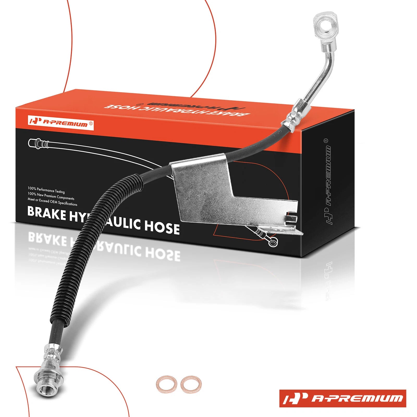 Front Left Brake Hydraulic Hose for Chevy Express 2500 3500 (1996â2002)