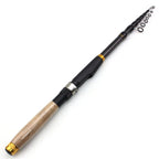 Telescopic Fishing Rod 1.8M 2.1M 2.4M 10-35g Lure Capacity EVA Handle