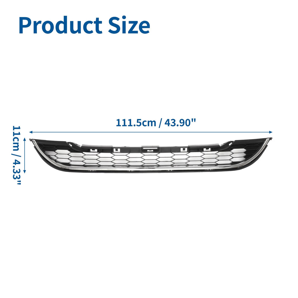 Front Lower Bumper Grille for Honda CR-V (2010–2011) No.71123SWNH11 Black