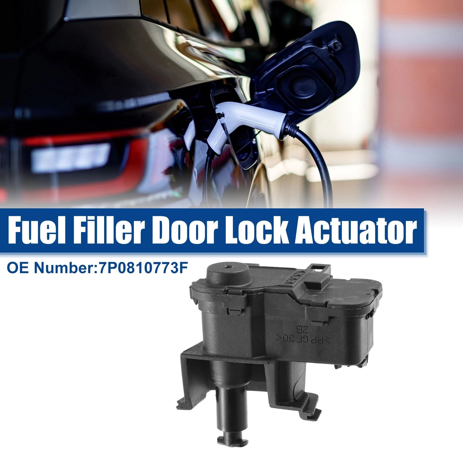 Fuel Tank Cap Door Lock Actuator for Volkswagen Touareg (2011–2017) 7P0810773F