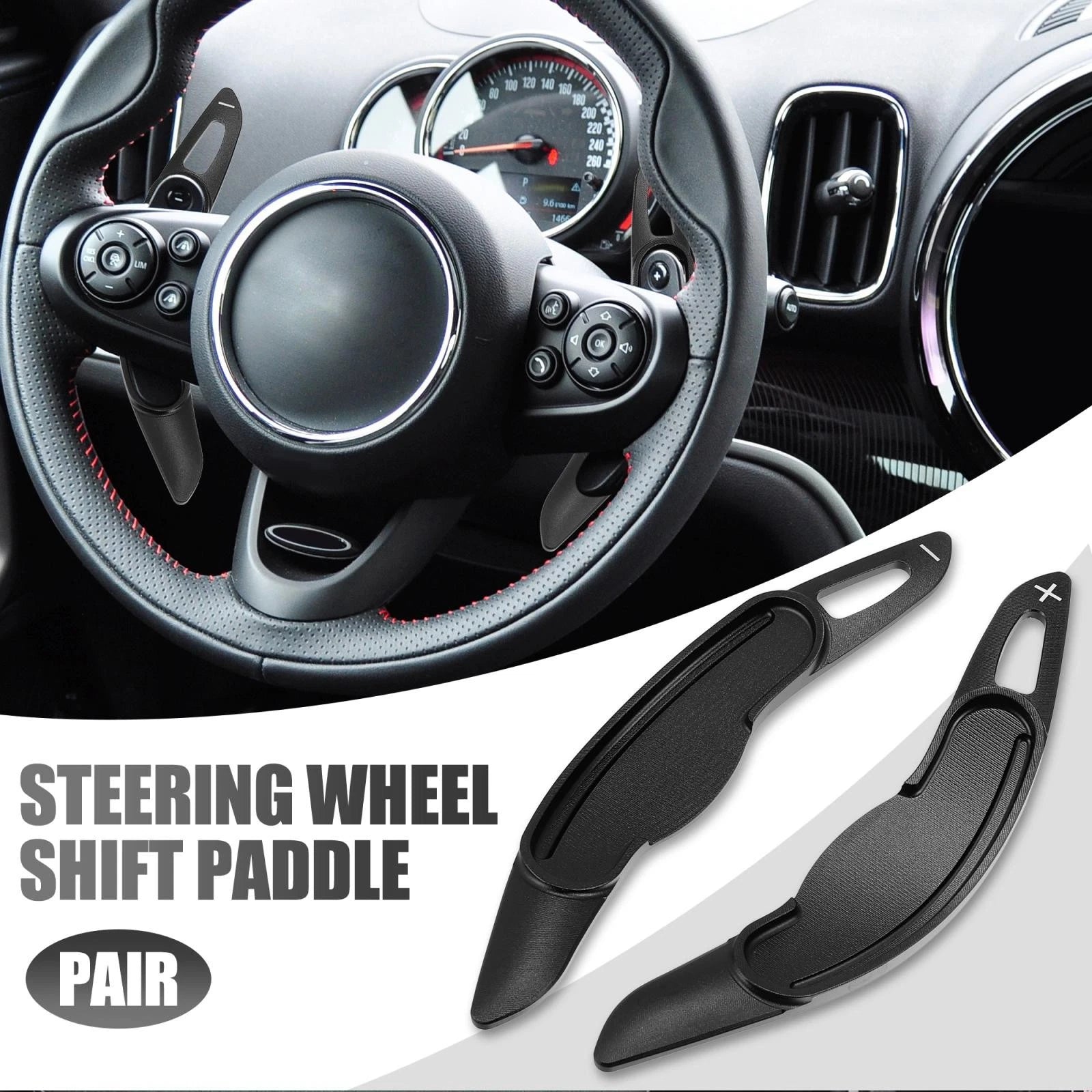 Pair Shift Paddle Extend Cover for BMW Mini Cooper (2002–2023)