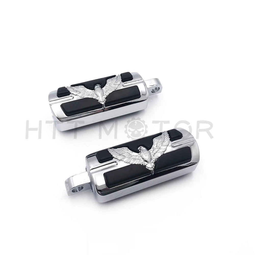 Pair Eagle Foot Pegs for Harley Touring (Male Peg Mount)