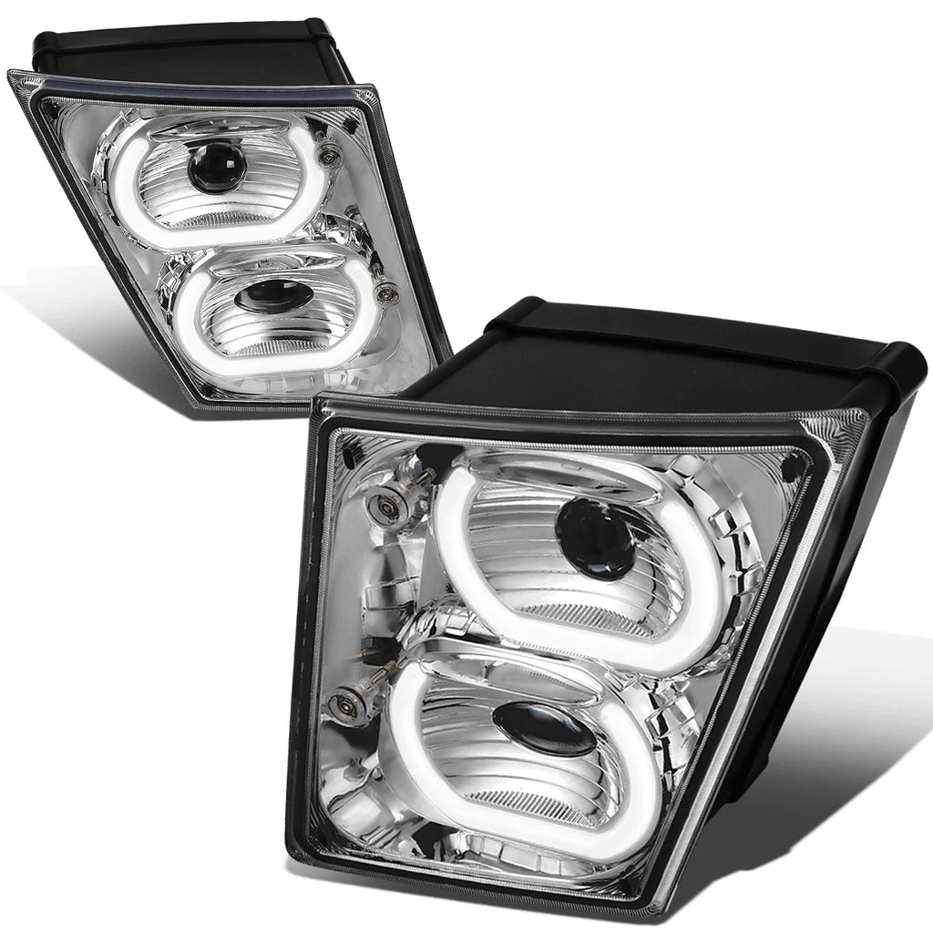 Dual LED Halo Projector Fog Lights for Volvo VN VNL 300 400 740 860 (2003–2017)