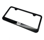 License Plate Frame Front Black Replacement for Jeep Grill Script Logo (Jeep)