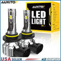 2X AUXITO 9005 HB3 LED Headlight Fog Light Bulbs Kit 40000LM for