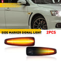 Smoked Sequential Amber LED Side Marker Light for Mitsubishi Lancer Evo X (2008–2015)