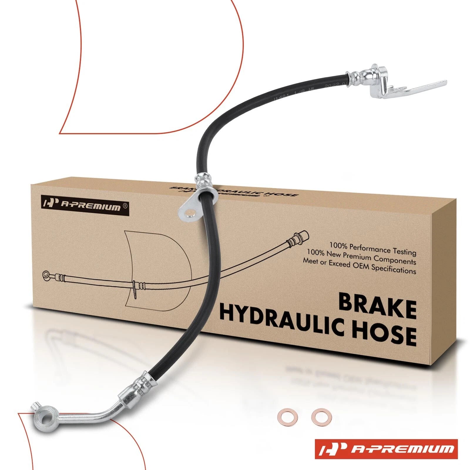 Front Right Brake Hydraulic Hose for Honda Insight (2000–2006)