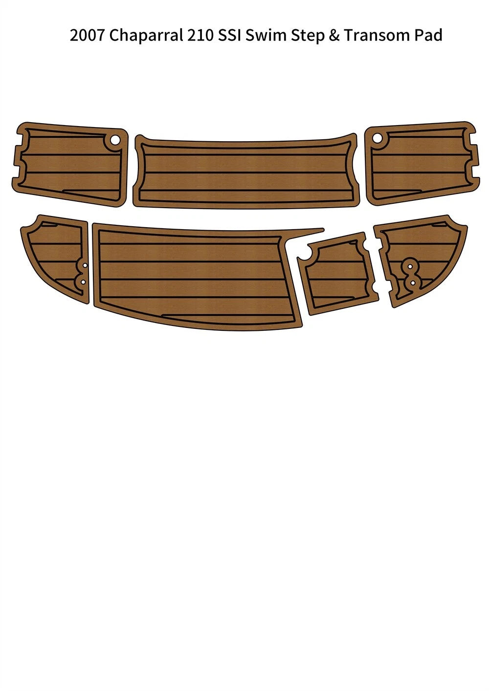EVA Foam Teak Deck Flooring Mat for Chaparral 210 SSI (2007)