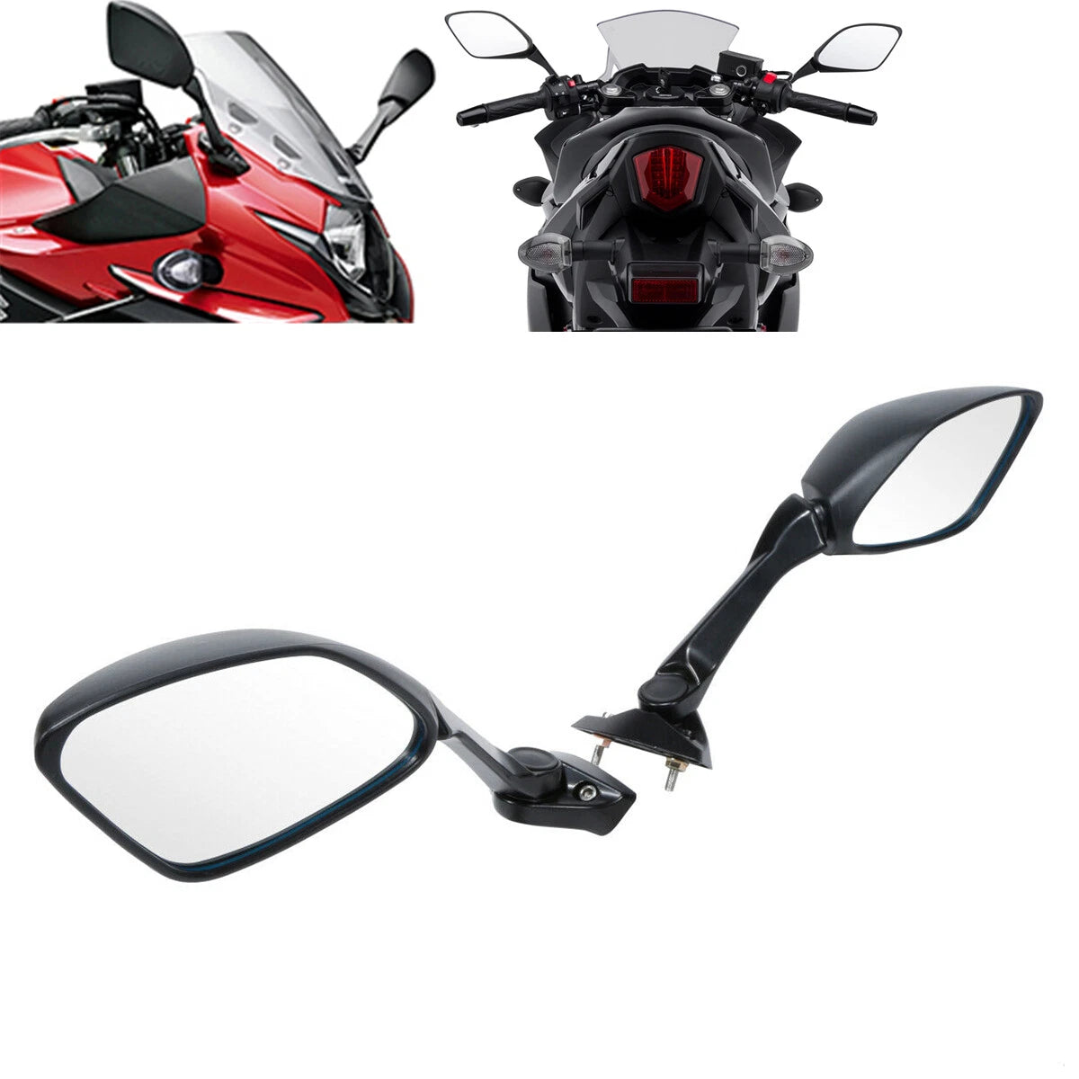 Rear-View Mirrors for Suzuki GSX250R (2018–2024) Black